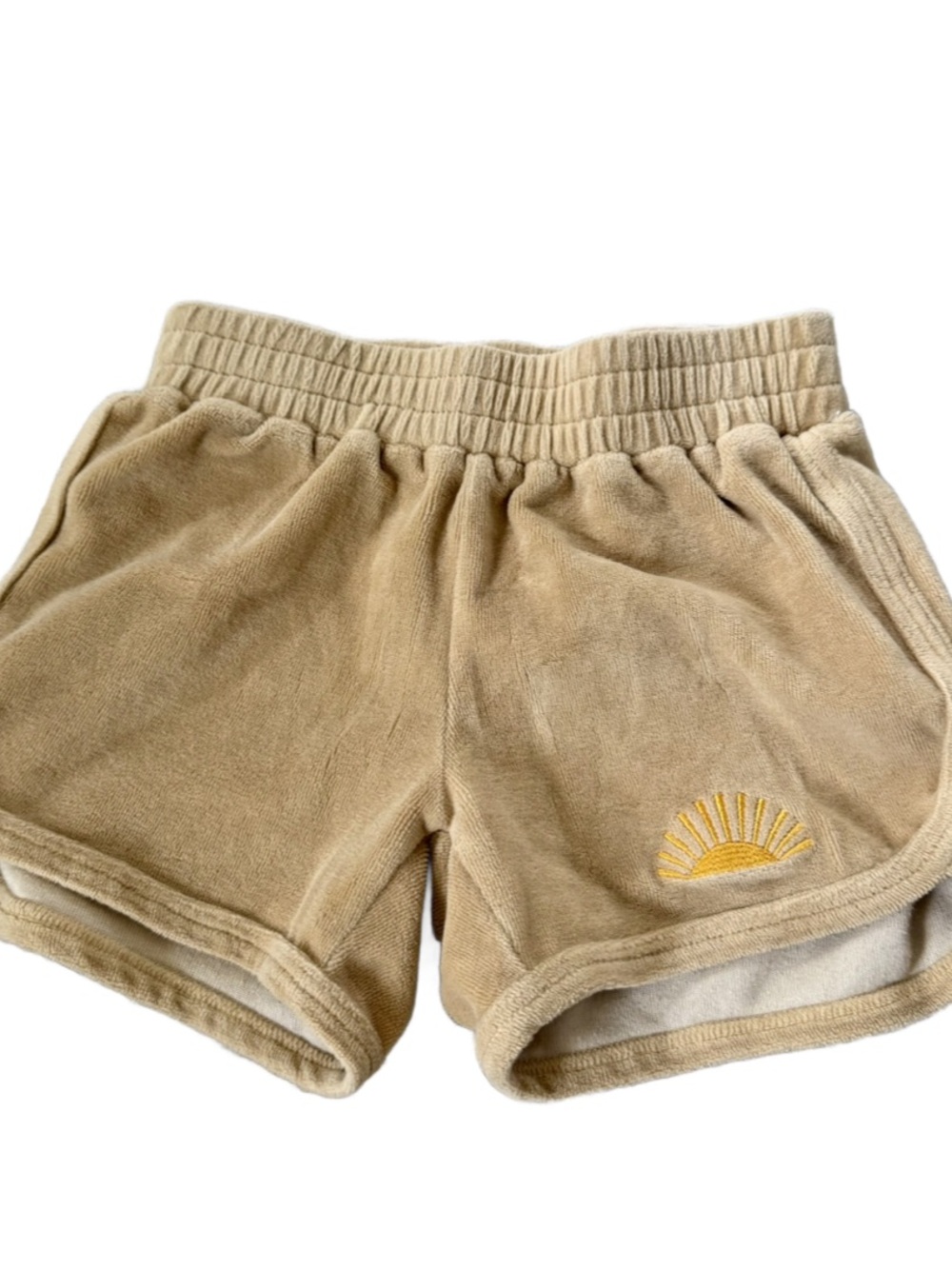 Tiny Whales Tan Sun Shorts